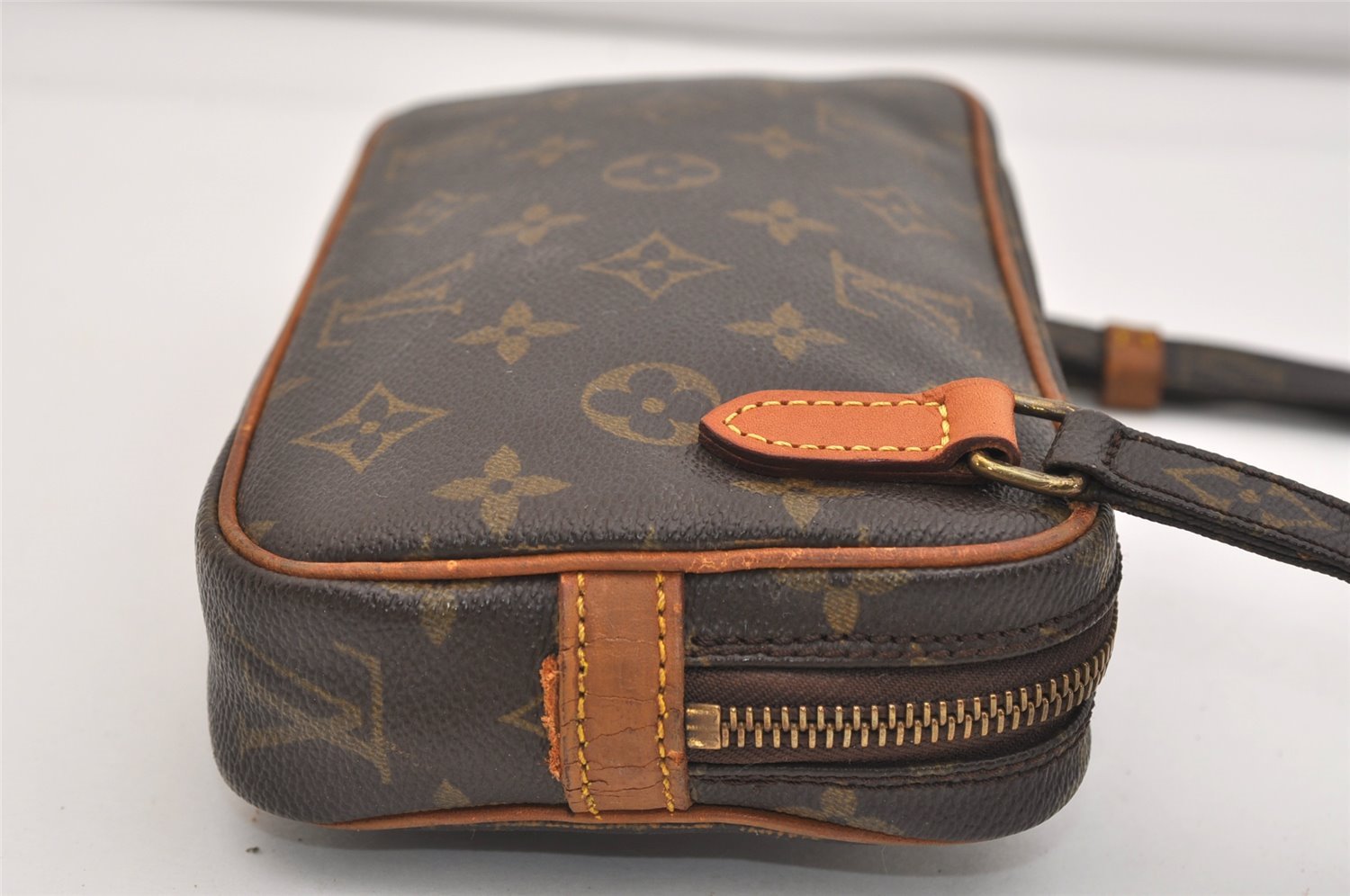 Auth Louis Vuitton Monogram Marly Bandouliere Shoulder Cross Bag M51828 LV 6245J