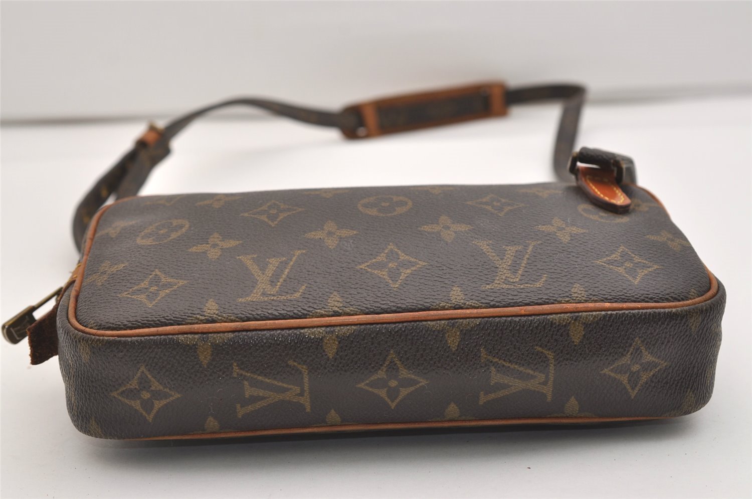 Auth Louis Vuitton Monogram Marly Bandouliere Shoulder Cross Bag M51828 LV 6245J