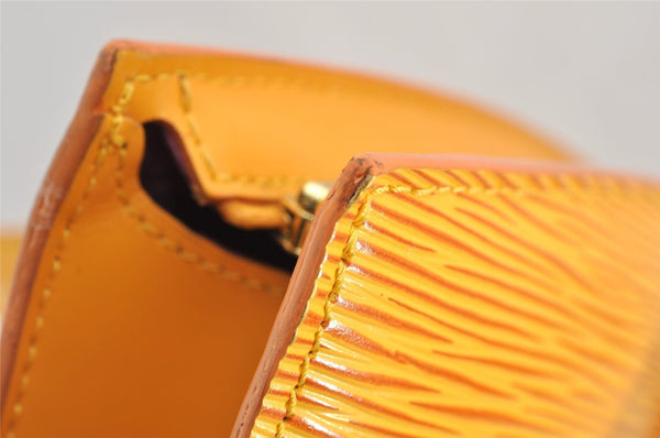 Authentic Louis Vuitton Epi Saint Jacques Hand Bag Yellow M52279 LV 6246I