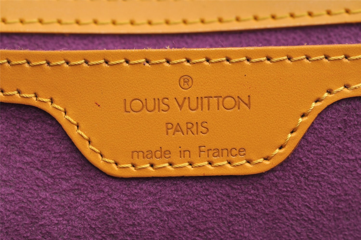 Authentic Louis Vuitton Epi Saint Jacques Hand Bag Yellow M52279 LV 6246I
