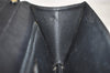 Authentic Christian Dior Shoulder Cross Body Bag Purse Leather Black 6246K