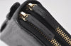 Authentic GUCCI SOHO Hand Long Wallet Purse GG Leather 306118 Black 6248K