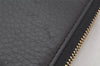 Authentic GUCCI SOHO Hand Long Wallet Purse GG Leather 306118 Black 6248K