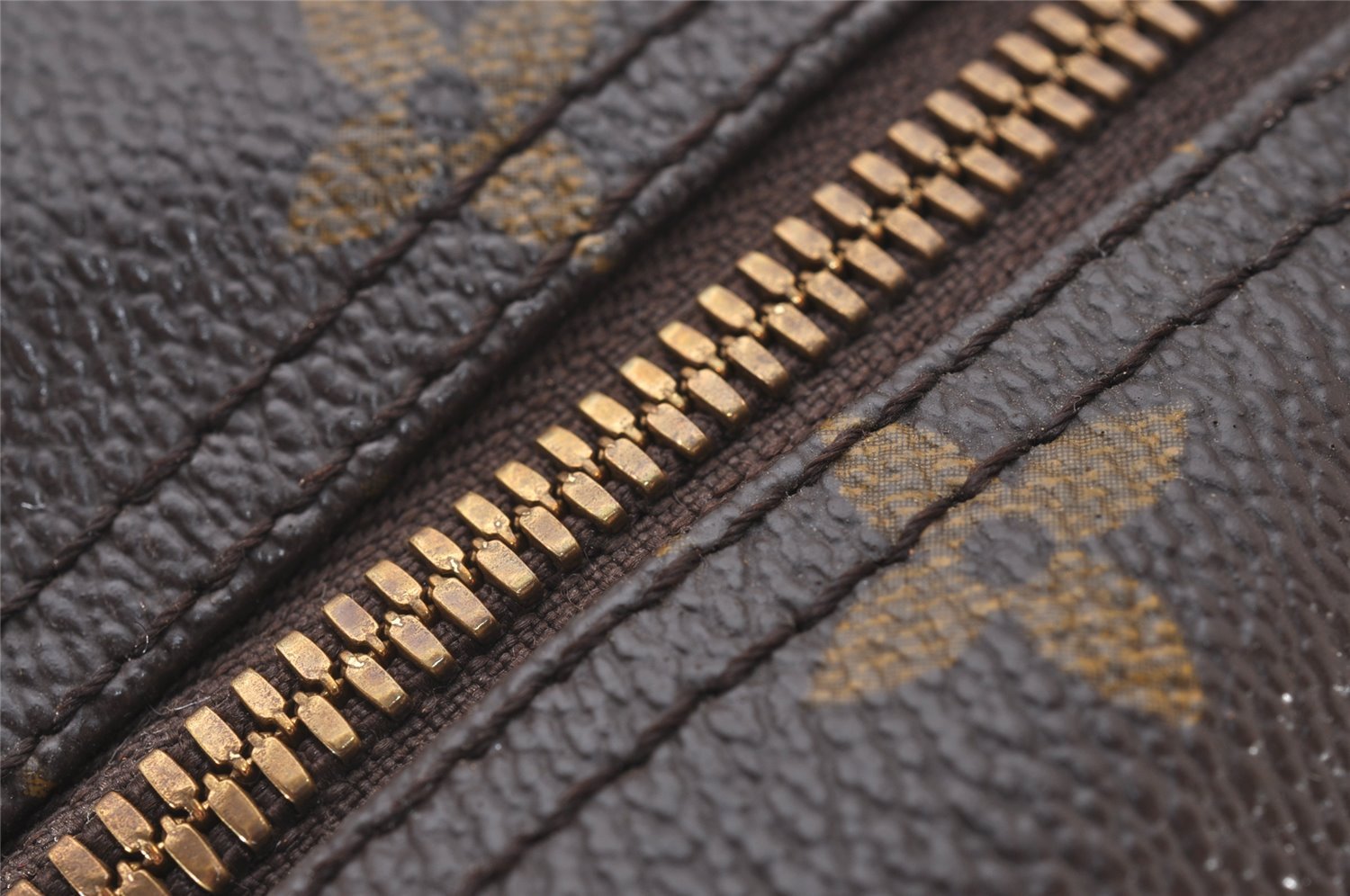 Authentic Louis Vuitton Monogram Deauville Hand Bag M47270 LV 6249I