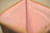 Auth Louis Vuitton Damier Neverfull Pouch Purse Clutch Rose Ballerine Pink 6249J