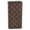 Authentic Louis Vuitton Damier Portefeuille Brazza Long Wallet N60017 LV 6249K