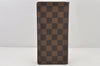 Authentic Louis Vuitton Damier Portefeuille Brazza Long Wallet N60017 LV 6249K