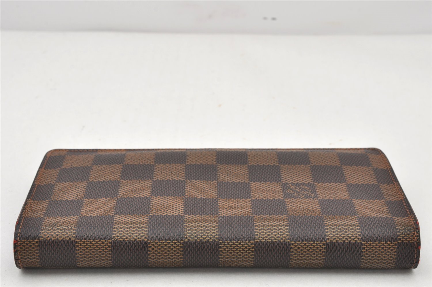 Authentic Louis Vuitton Damier Portefeuille Brazza Long Wallet N60017 LV 6249K