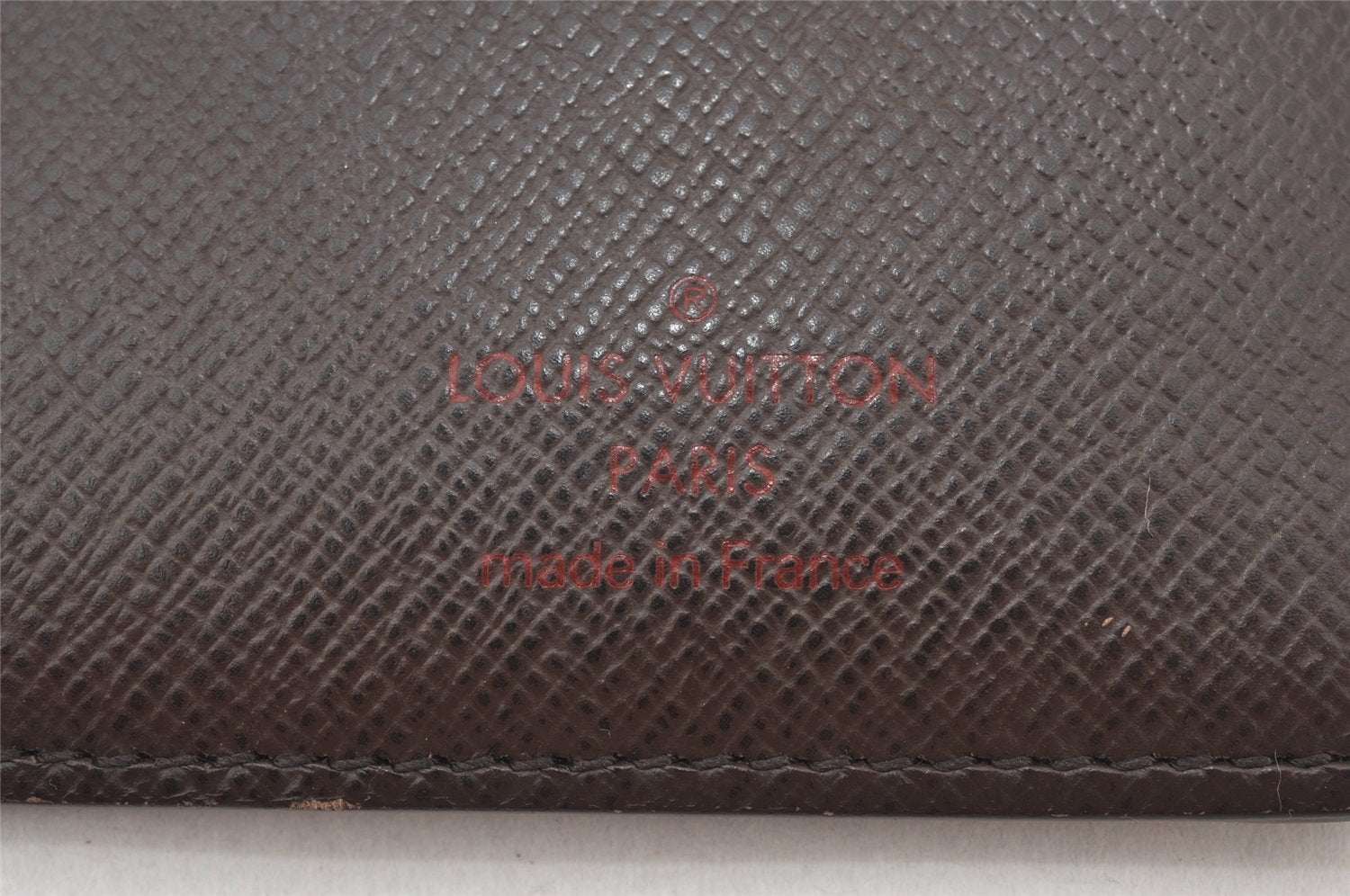 Authentic Louis Vuitton Damier Portefeuille Brazza Long Wallet N60017 LV 6249K