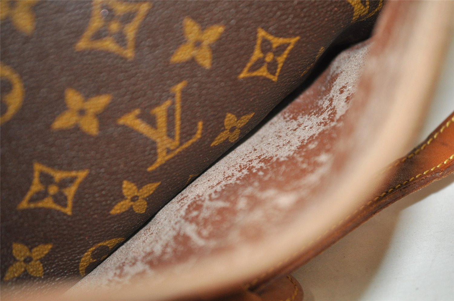 Authentic Louis Vuitton Monogram Jeune Fille GM M51225 Shoulder Cross Bag 6250I