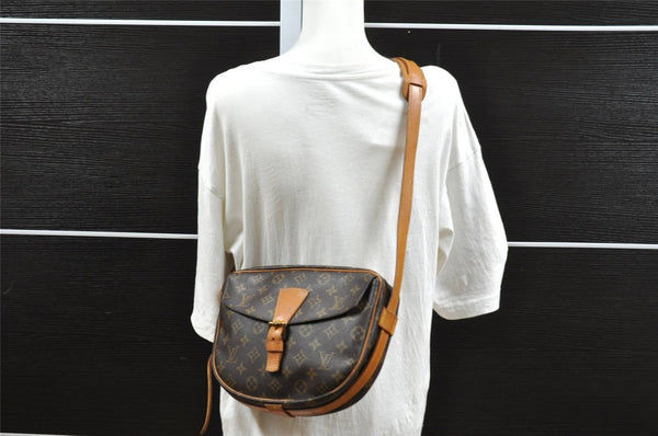 Authentic Louis Vuitton Monogram Jeune Fille GM M51225 Shoulder Cross Bag 6250I