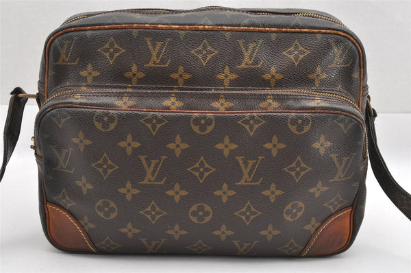 Authentic Louis Vuitton Monogram Nile Shoulder Cross Body Bag M45244 Junk 6251J