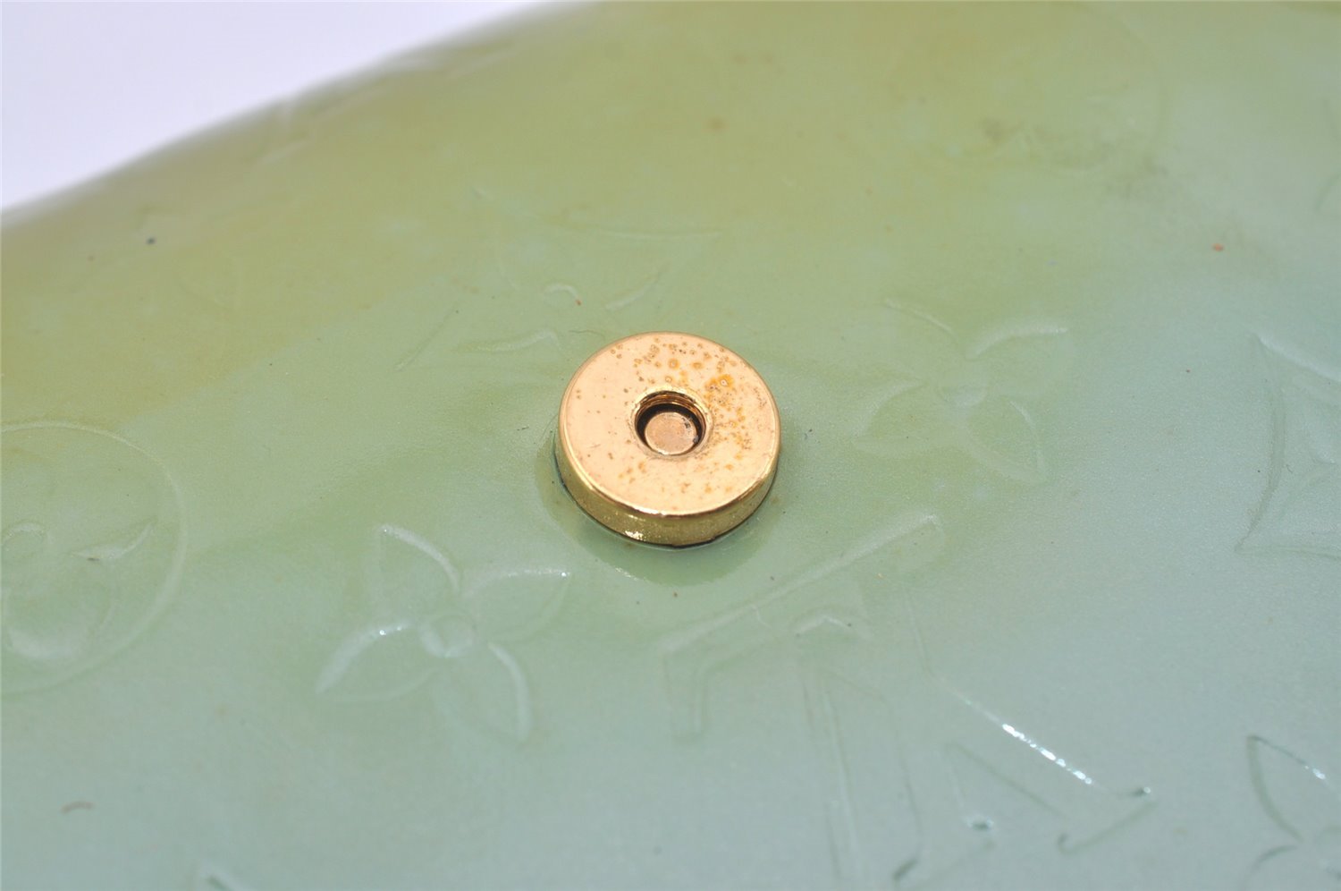 Auth Louis Vuitton Vernis Thompson Street Shoulder Bag Green M91009 Junk 6252I