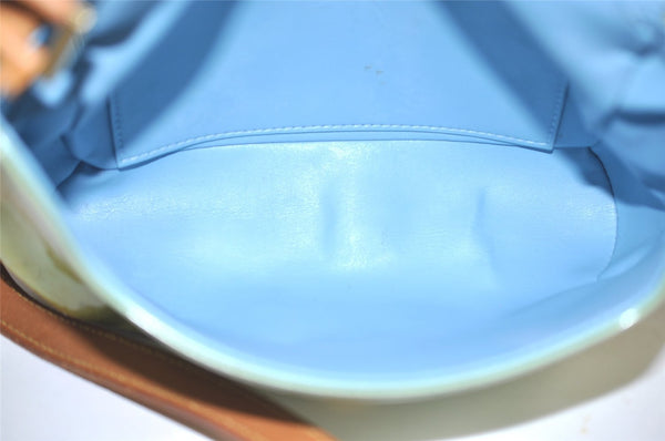 Auth Louis Vuitton Vernis Thompson Street Shoulder Bag Green M91009 Junk 6252I