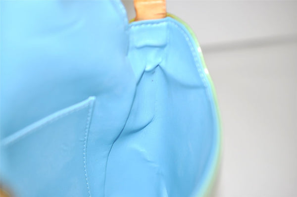 Auth Louis Vuitton Vernis Thompson Street Shoulder Bag Green M91009 Junk 6252I