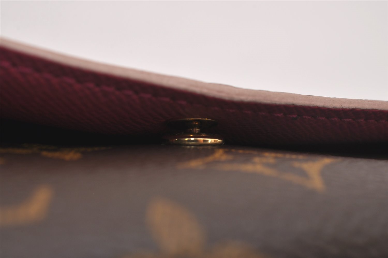 Auth Louis Vuitton Monogram Portefeuille Emilie Flower Wallet M64202 LV 6253J