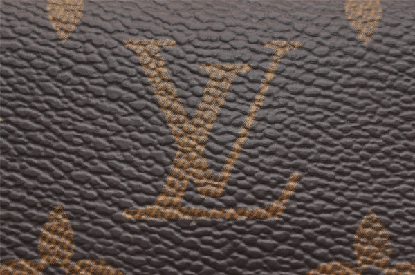 Auth Louis Vuitton Monogram Portefeuille Emilie Flower Wallet M64202 LV 6253J