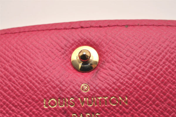 Auth Louis Vuitton Monogram Portefeuille Emilie Flower Wallet M64202 LV 6253J