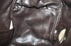 Authentic Christian Dior Trotter Boston Hand Bag Canvas Leather Brown CD 6253K