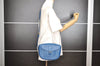 Authentic Louis Vuitton Epi Jeune Fille Shoulder Cross Bag Blue M52155 LV 6255I