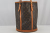Authentic Louis Vuitton Monogram Bucket GM Shoulder Tote Bag M42236 Junk 6256J