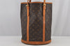 Authentic Louis Vuitton Monogram Bucket GM Shoulder Tote Bag M42236 Junk 6256J