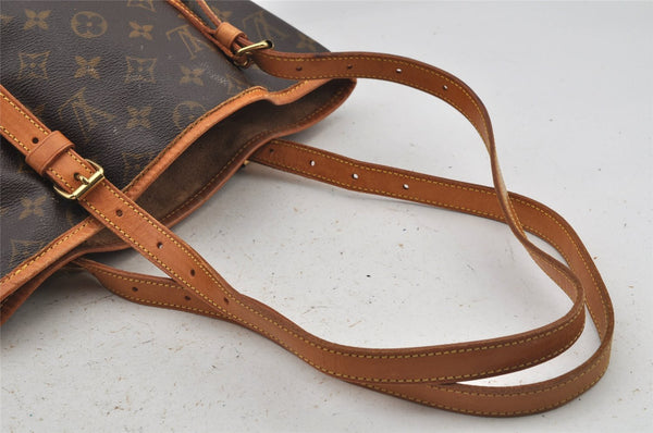 Authentic Louis Vuitton Monogram Bucket GM Shoulder Tote Bag M42236 Junk 6256J