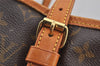 Authentic Louis Vuitton Monogram Bucket GM Shoulder Tote Bag M42236 Junk 6256J