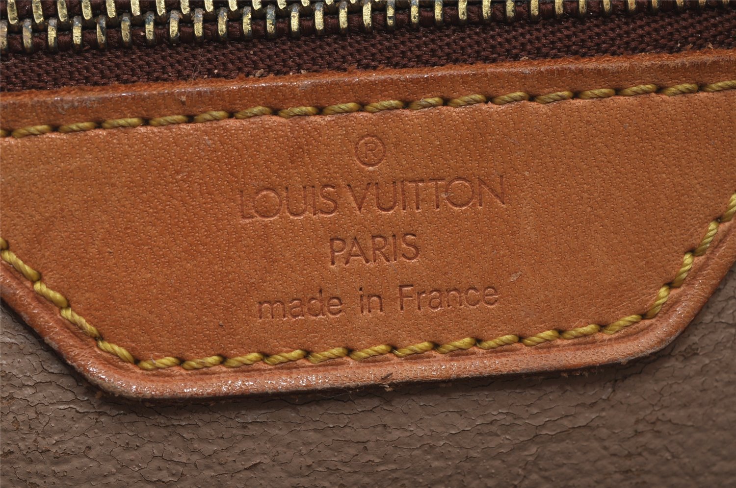 Authentic Louis Vuitton Monogram Bucket GM Shoulder Tote Bag M42236 Junk 6256J