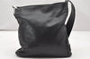 Authentic GUCCI Vintage Shoulder Cross Body Bag Purse Leather 91761 Black 6256K