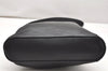 Authentic GUCCI Vintage Shoulder Cross Body Bag Purse Leather 91761 Black 6256K