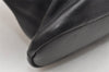 Authentic GUCCI Vintage Shoulder Cross Body Bag Purse Leather 91761 Black 6256K