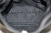 Authentic GUCCI Vintage Shoulder Cross Body Bag Purse Leather 91761 Black 6256K