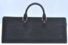 Authentic Louis Vuitton Epi Sac Triangle Hand Bag Black M52092 LV 6257I