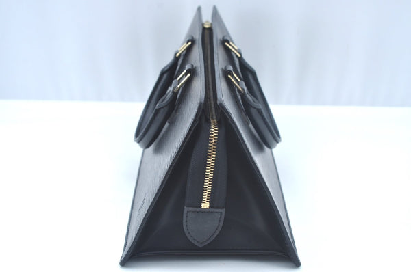 Authentic Louis Vuitton Epi Sac Triangle Hand Bag Black M52092 LV 6257I