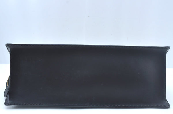 Authentic Louis Vuitton Epi Sac Triangle Hand Bag Black M52092 LV 6257I