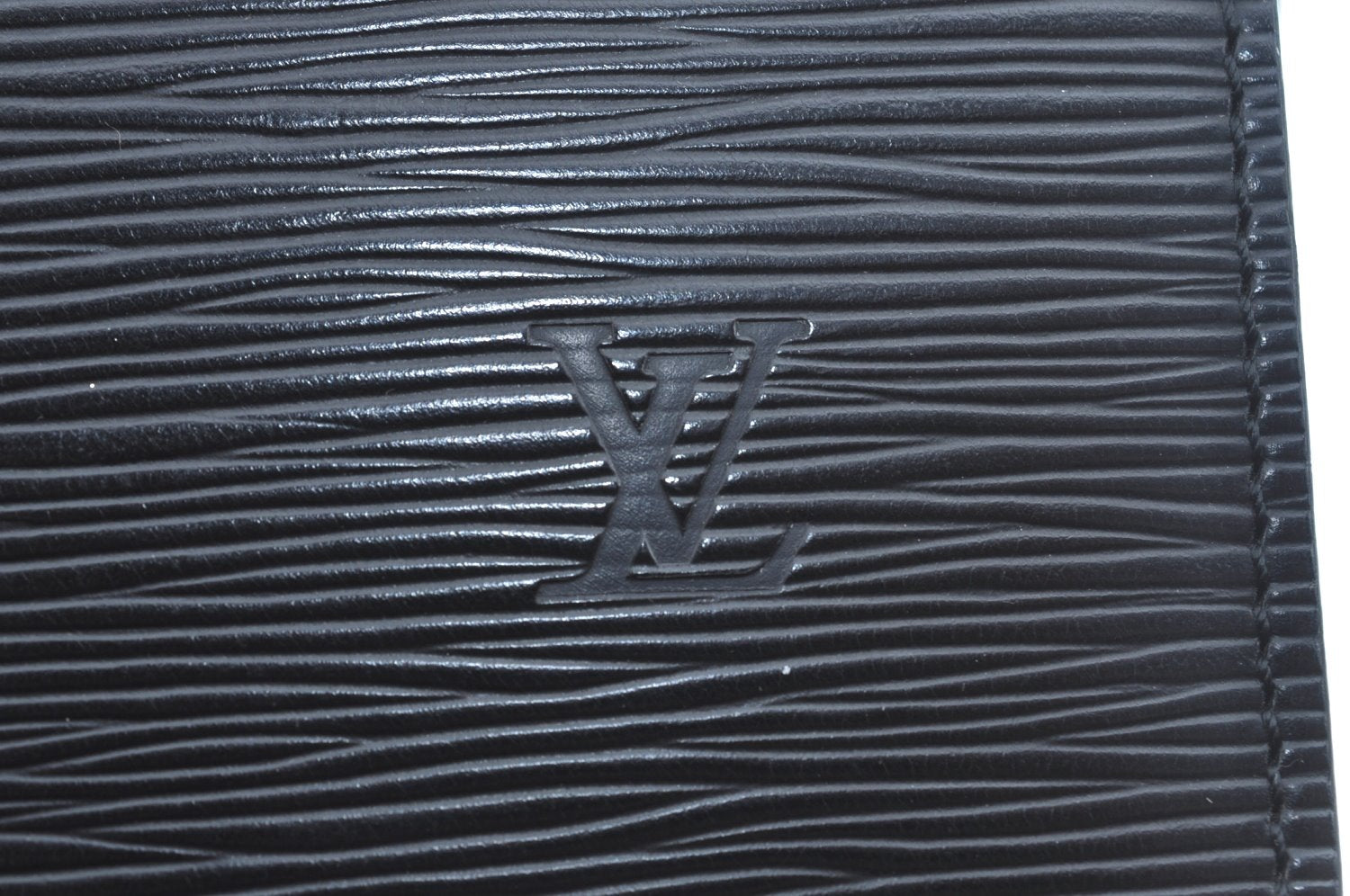 Authentic Louis Vuitton Epi Sac Triangle Hand Bag Black M52092 LV 6257I