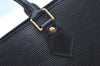 Authentic Louis Vuitton Epi Sac Triangle Hand Bag Black M52092 LV 6257I