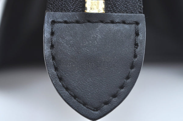 Authentic Louis Vuitton Epi Sac Triangle Hand Bag Black M52092 LV 6257I