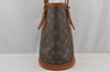 Authentic Louis Vuitton Monogram Bucket PM Shoulder Tote Bag M42238 LV 6257J