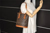 Authentic Louis Vuitton Monogram Bucket PM Shoulder Tote Bag M42238 LV 6257J