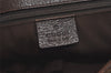 Authentic GUCCI Eclipse Shoulder Tote Bag GG Canvas Leather 120836 Brown 6257K