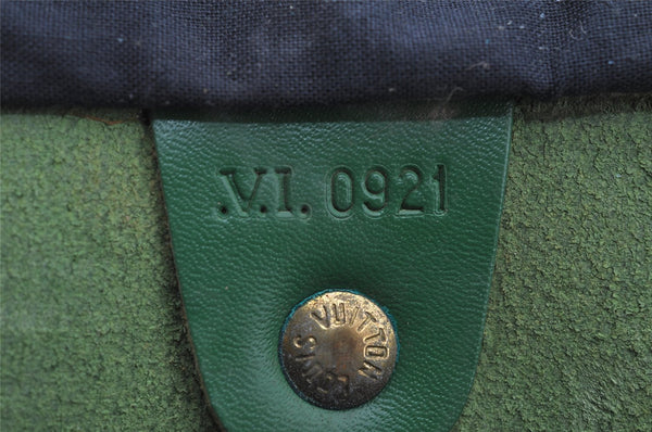 Authentic Louis Vuitton Epi Speedy 35 Hand Boston Bag Green M42994 LV 6258I