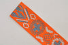 Authentic HERMES Twilly Scarf "KELLY EN PERLES" Silk Orange 6259J