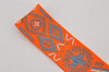 Authentic HERMES Twilly Scarf "KELLY EN PERLES" Silk Orange 6259J