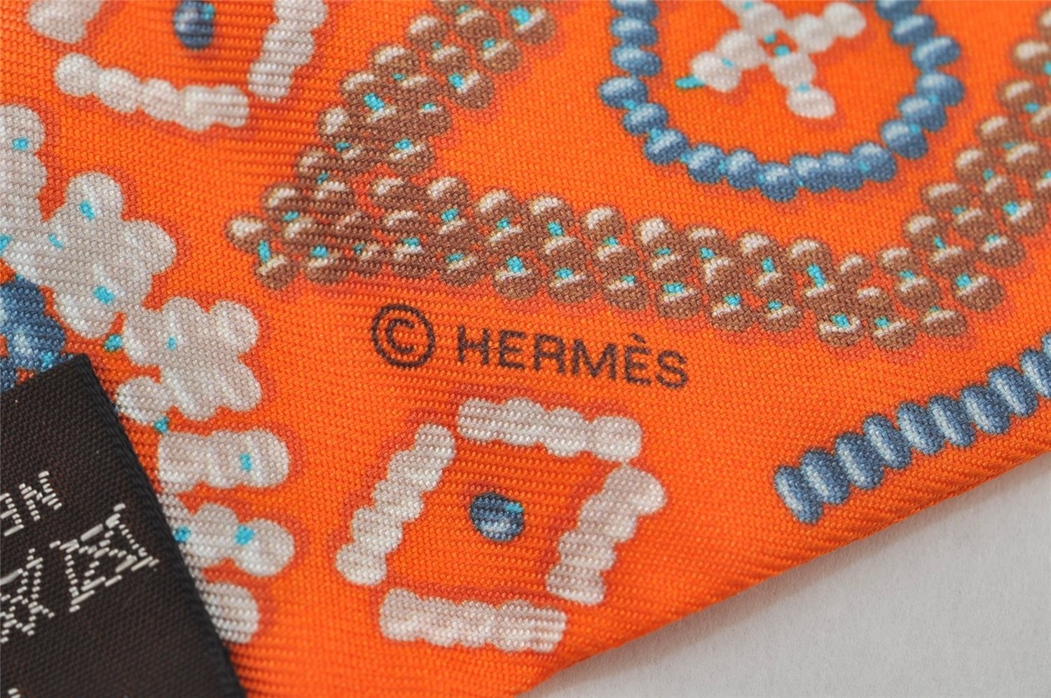 Authentic HERMES Twilly Scarf 