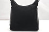 Authentic GUCCI Shoulder Hand Bag Purse Suede Leather 0013770 Black 6259K