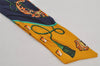Authentic HERMES Twilly Scarf "LES CLES" Silk Yellow 6260J