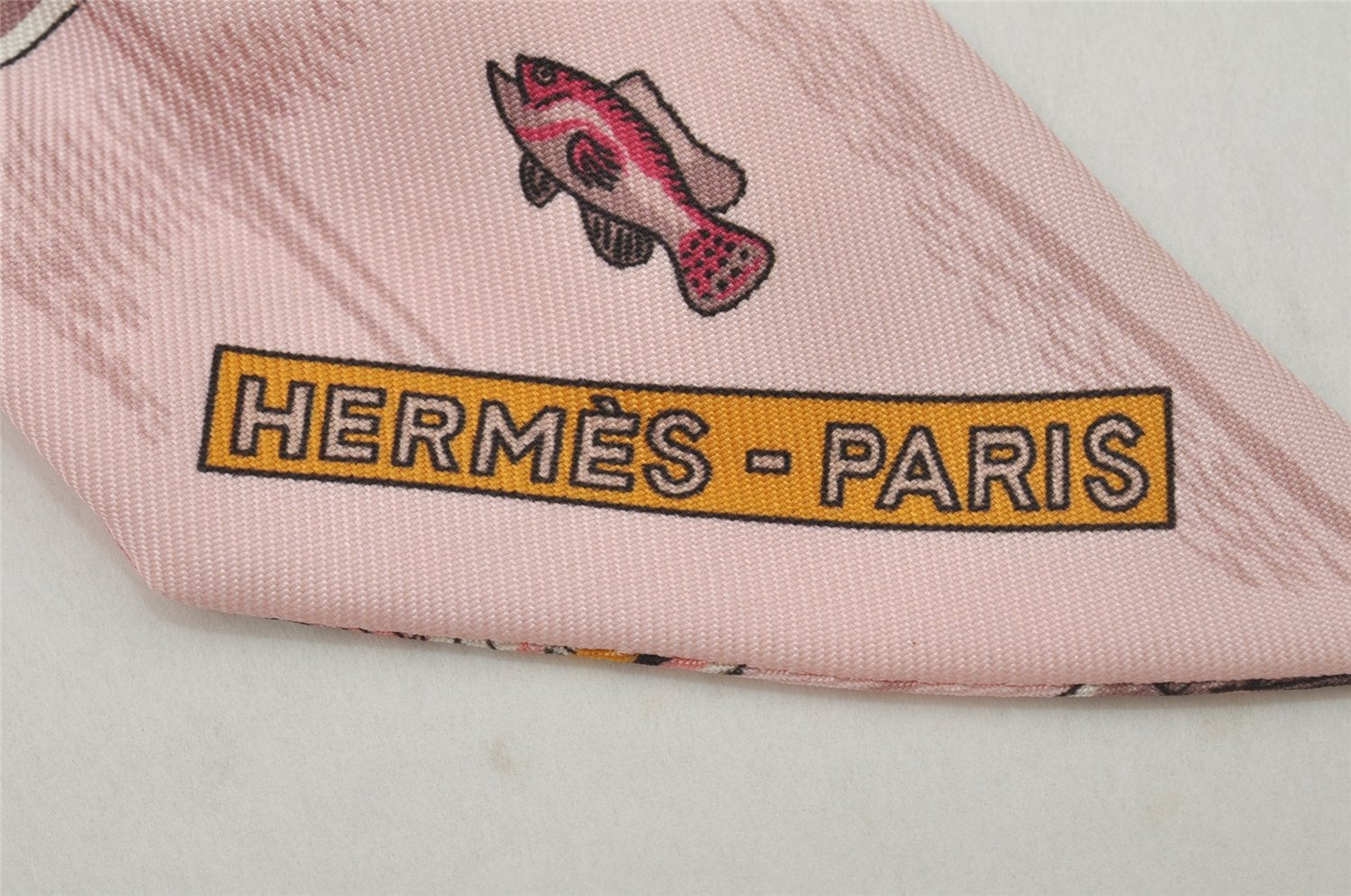 Authentic HERMES Twilly Scarf 