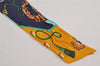 Authentic HERMES Twilly Scarf "LES CLES" Silk Yellow 6262J